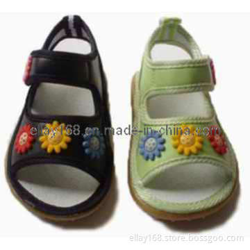 Wholesale Leather Baby Sandal Shoes (BH-SL007)